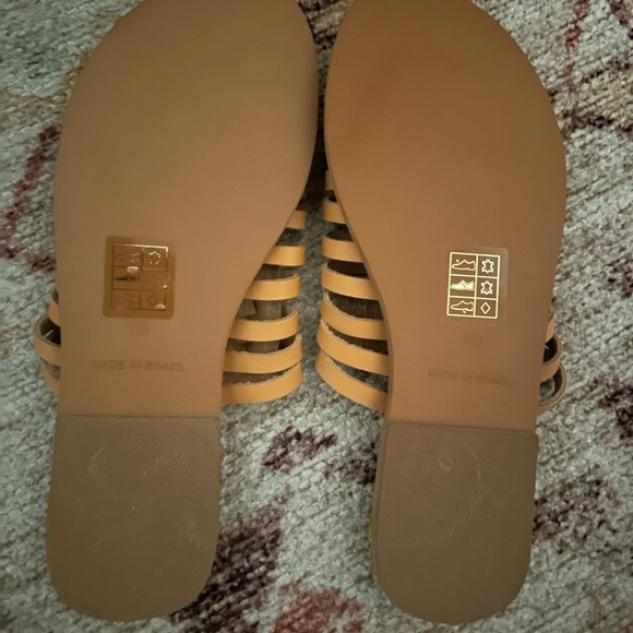 BNIB Splendid Talula Huarache Sandal in Natural - Picture 2 of 5